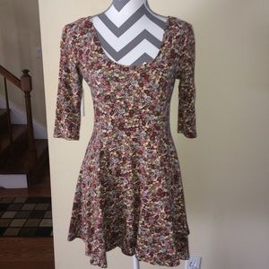 Sparkle and Fade floral mini dress